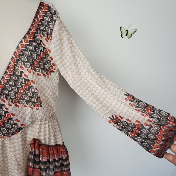 Freepeople boho top tribal deep plunge - Picture 6 of 8